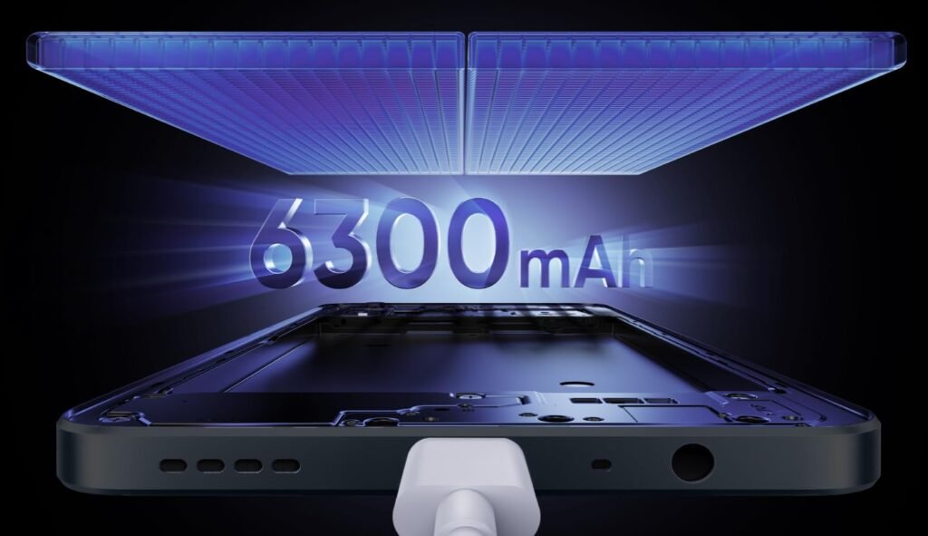 6300mAh battery