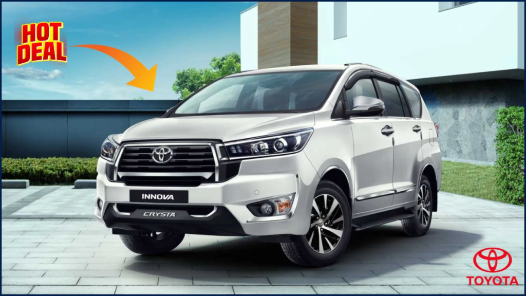 Massive Discount on Toyota Innova Crysta 2026 – Premium 7-Seater MPV with Dhamaka Offers & Powerful 2.4L Diesel Engine! 1 Toyota Innova Crysta 2026