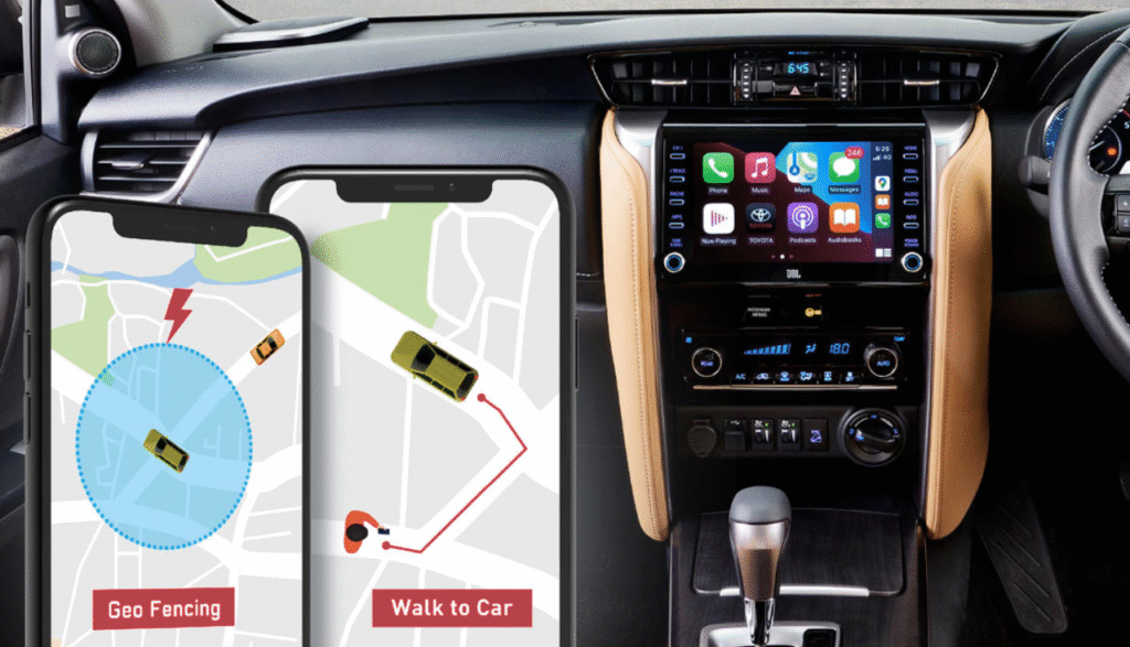 Smart Interior of Toyota Fortuner 2025