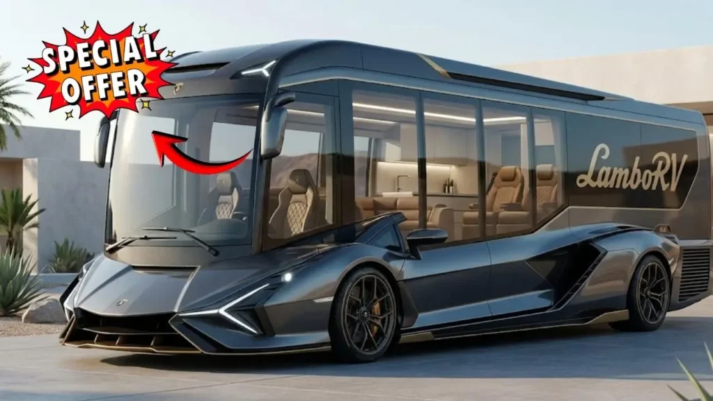2026 Lamborghini Motorhome Shocks Luxury Market! Massive Discount Buzz Around the $3.5M Supercar RV 1 2026 Lamborghini Motorhome Supercar RV