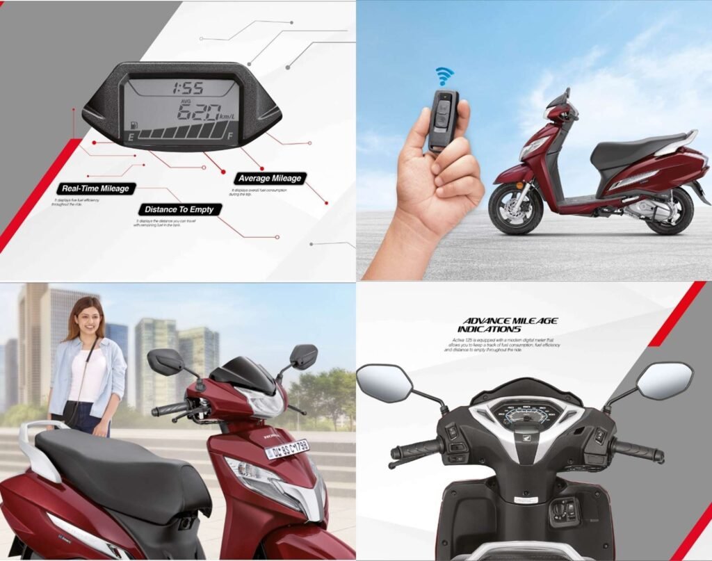 Honda Activa 125 H-Smart: 124cc Engine & 50 kmpl Mileage – Big Savings Offer With ₹5,000 Exchange Bonus & ₹2,222 EMI 3 Features of Honda Activa 125 H-Smart