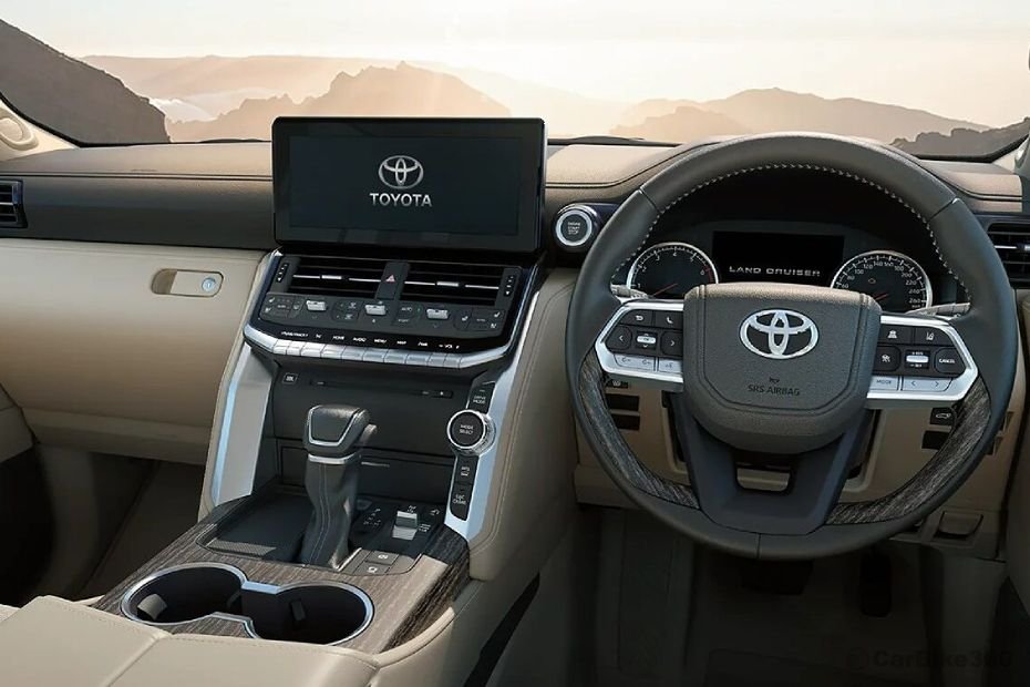 Interior of Toyota Land Cruiser