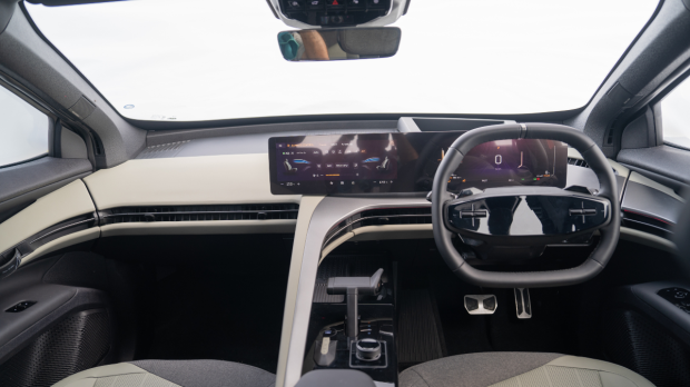 Interiors of Mahindra BE 6 EV