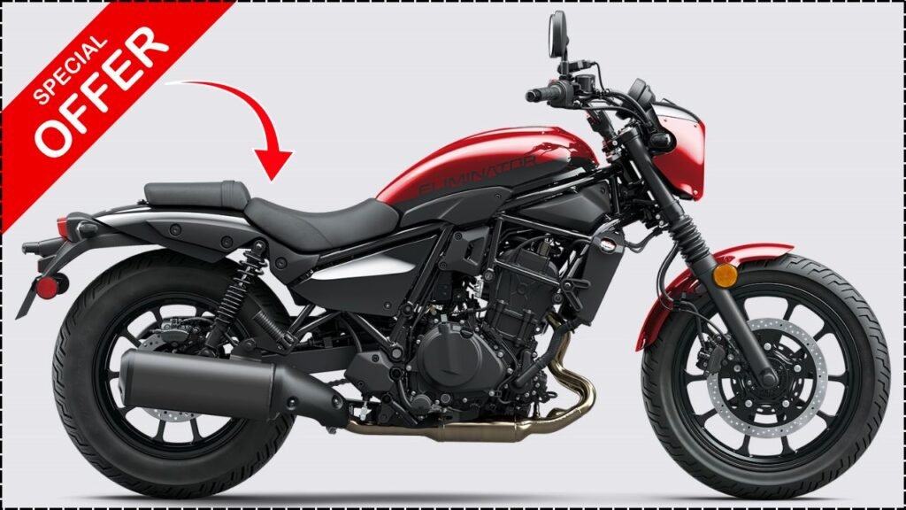 Kawasaki Eliminator 400 with Bold Cruiser Styling & Smooth Ride Comfort – Big Savings for Mid-Size Cruiser Buyers 1 Kawasaki Eliminator 400