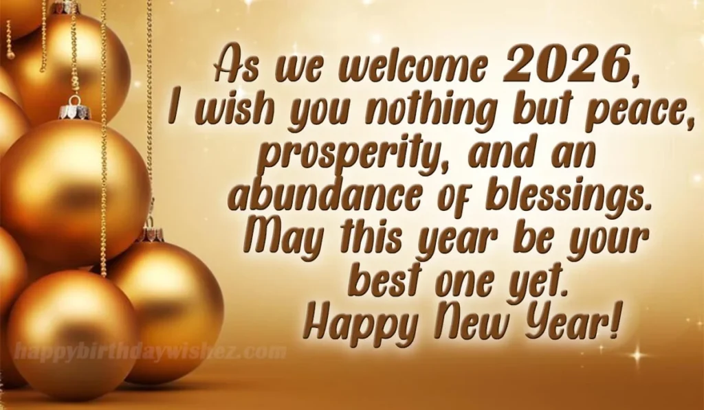माता-पिता और बड़ों के लिए New Year 2026 Blessings Messages