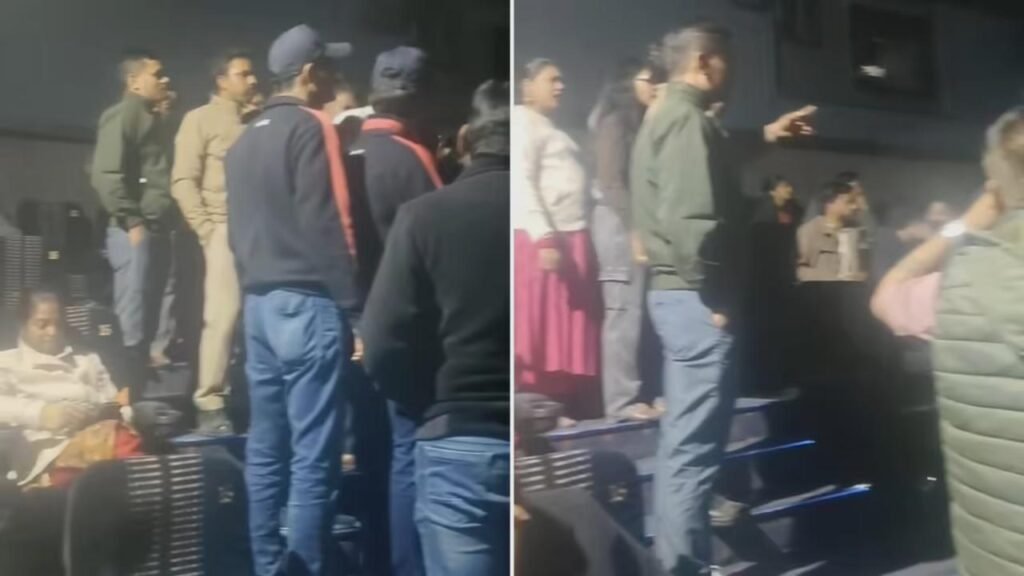 बच्चों के साथ 'धुरंधर' देखने पहुंचे थे मम्मी-पापा, बीच में रोकी गई मूवी! जो हुआ, वो हर पैरेंट्स को पता होना चाहिए 1 bhopal family take young boys to take childrens to watch dhurandhar video goes viral