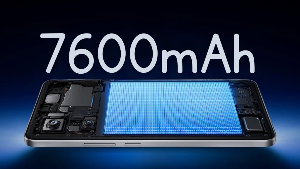 Realme 5G Smartphone – 420MP Camera & 7600mAh Battery at ₹9,600 – Unbeatable Price Drop on Launch! 2 7600mAh Battery