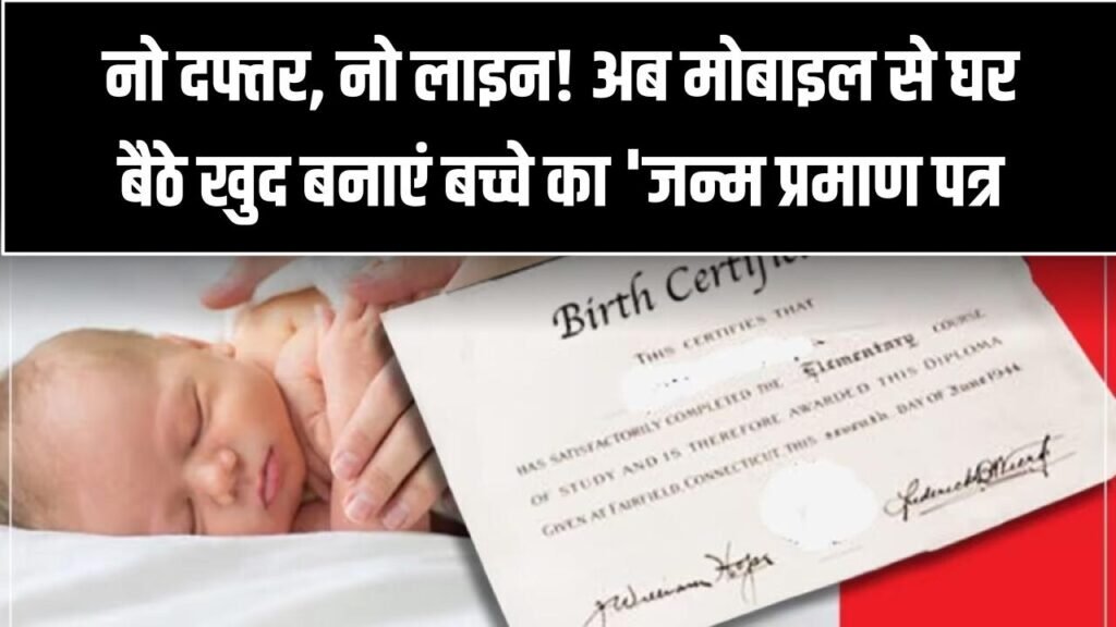 नो दफ्तर, नो लाइन! अब मोबाइल से घर बैठे खुद बनाएं बच्चे का 'जन्म प्रमाण पत्र'; ये रहा 2026 का नया स्टेप-बाय-स्टेप प्रोसेस
