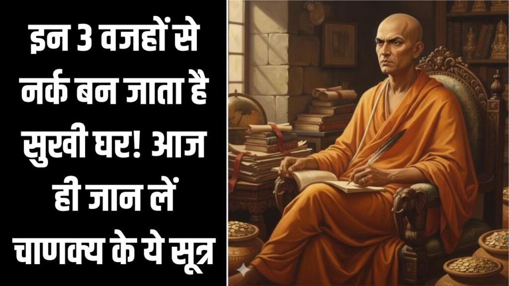 Chanakya Niti: इन 3 वजहों से नर्क बन जाता है सुखी घर! आज ही जान लें चाणक्य के ये सूत्र, वरना जीवन भर रहेगा क्लेश 1 Chanakya Niti: इन 3 वजहों से नर्क बन जाता है सुखी घर! आज ही जान लें चाणक्य के ये सूत्र, वरना जीवन भर रहेगा क्लेश