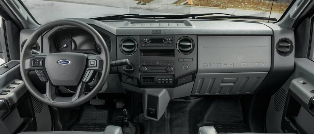 Interior of 2026 Ford F-650