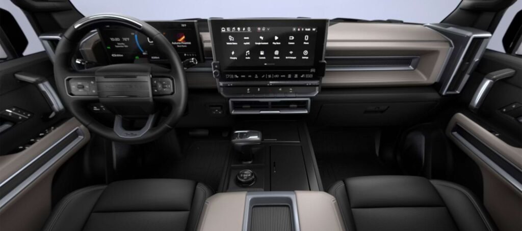 Interior of 2026 Hummer H1 Concept
