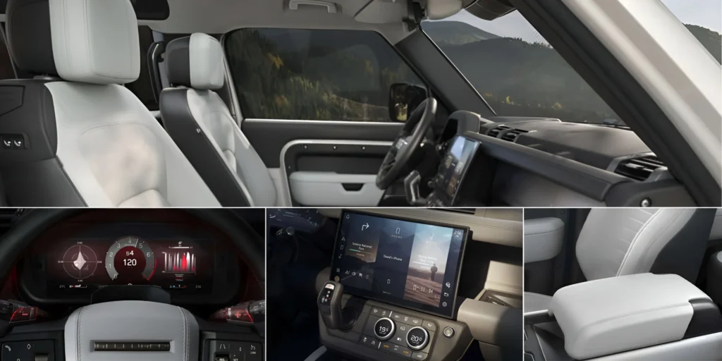 2026 Land Rover Defender Revealed with Smarter Tech & Stronger Engines – Premium Launch Deals Expected 2 Interior of 2026 Land Rover Defender