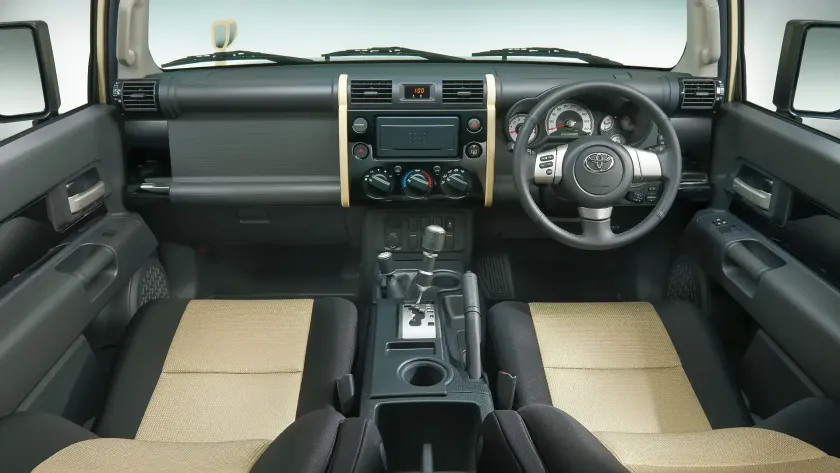 Interior of Toyota Mini FJ Cruiser Pickup 2026