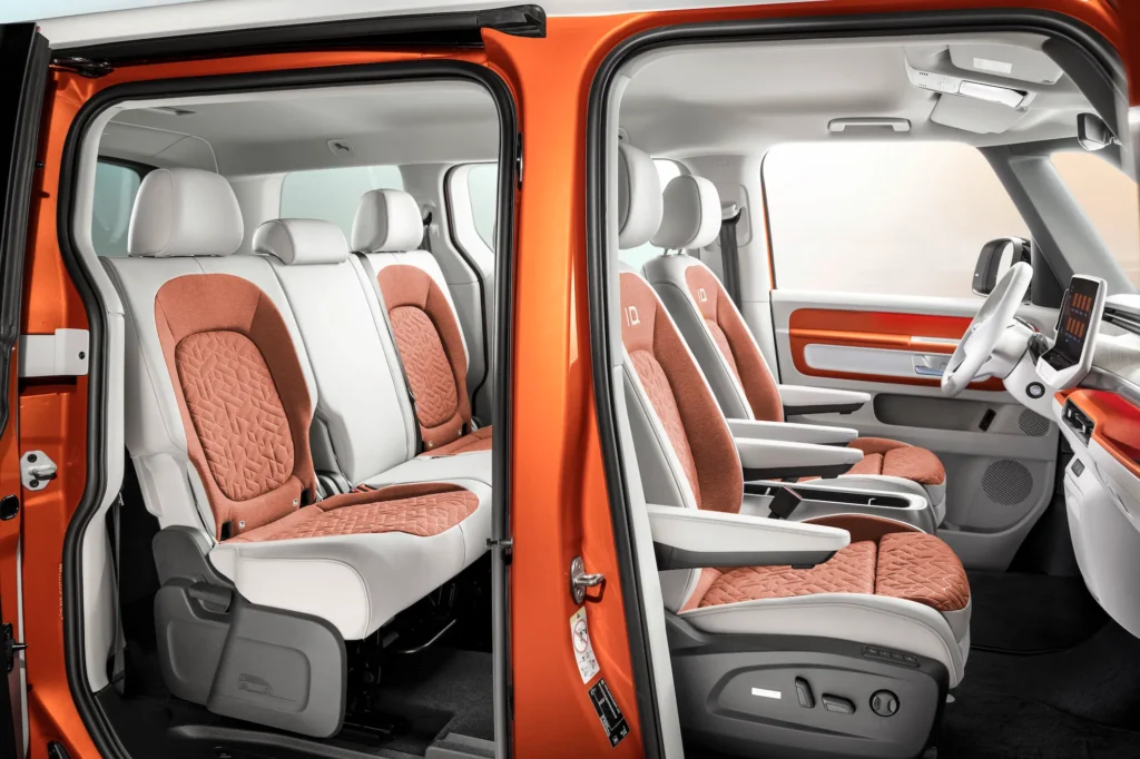 Interior of Volkswagen Kombi 2026 Electric Van