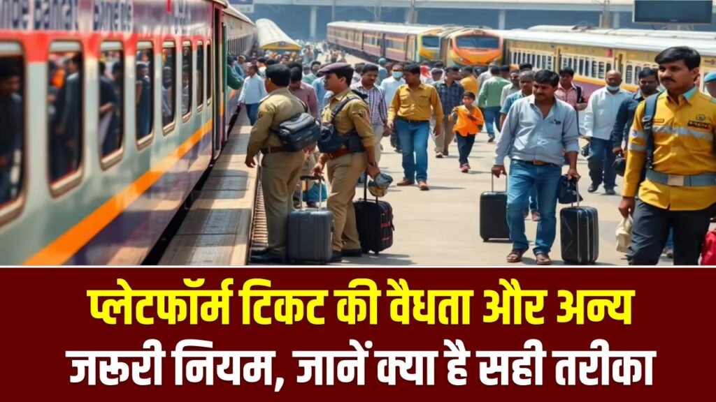 Platform Ticket Rules: प्लेटफॉर्म टिकट की वैधता और अन्य जरूरी नियम, जानें क्या है सही तरीका