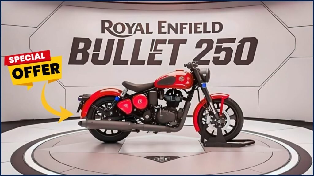 Royal Enfield Bullet 250cc 2025 with Classic Design & 48km/l Mileage at ₹1.05 Lakh – Special Launch Offer Available 1 Royal Enfield Bullet 250cc 2025