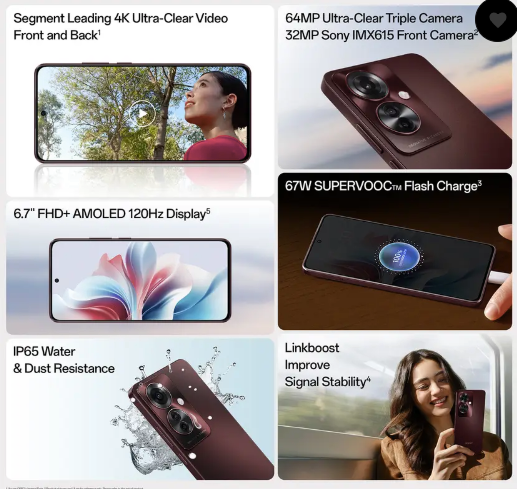 Oppo F25 Pro 5G at ₹17,000 – Triple Camera Phone on Budget Bumper Deal 2 Oppo F25 Pro 5G Features