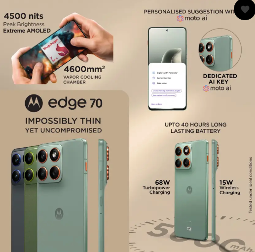 Motorola Edge 70 Ultra 5G Features