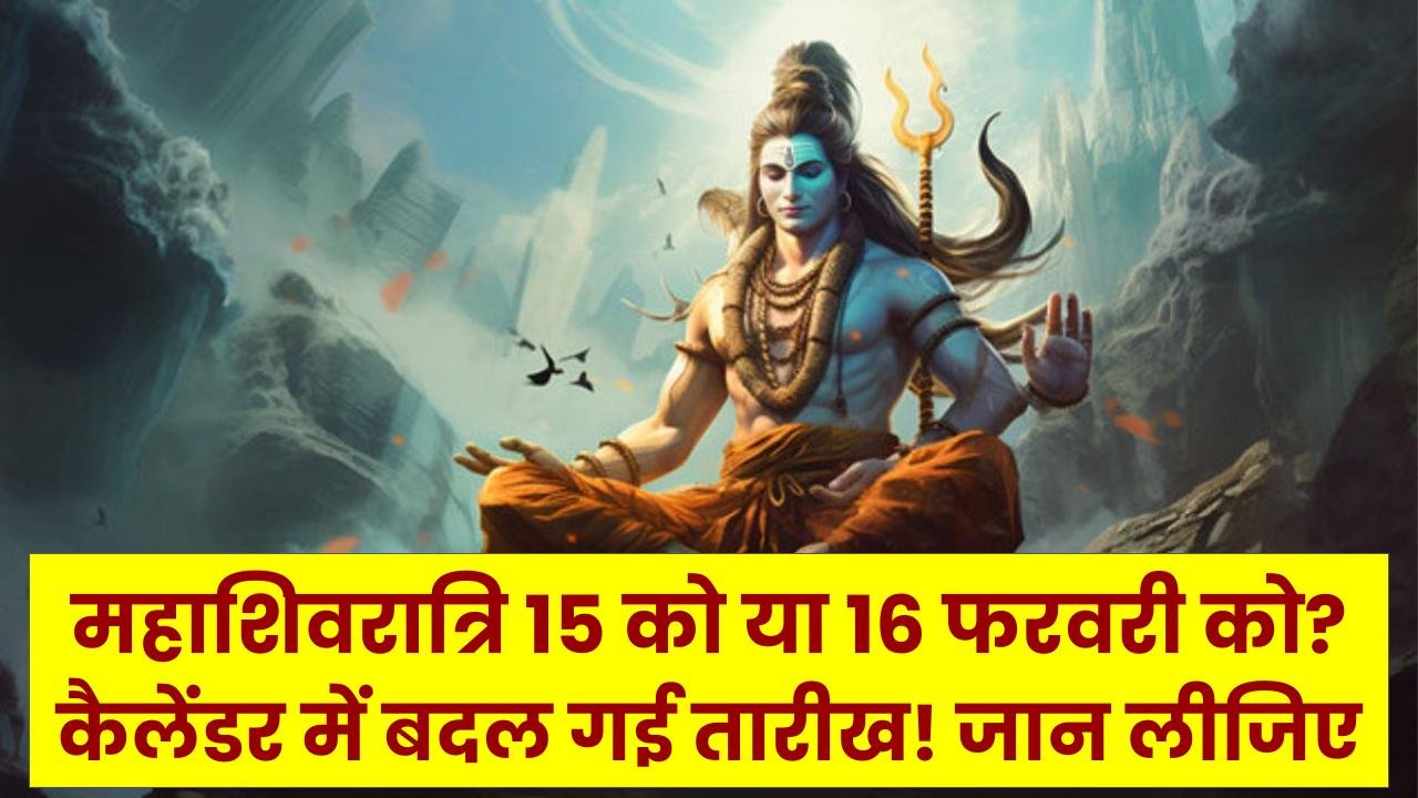 महाशिवरात्रि 15 को या 16 फरवरी को? कैलेंडर में बदल गई तारीख! जान लीजिए पूजा का सबसे शुभ 'निशिता काल' मुहूर्त